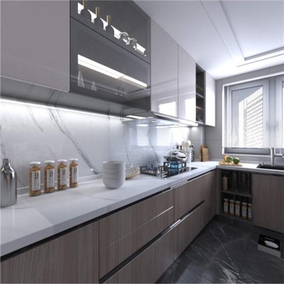 Large White Marble Granite Wallpaper Peel Stick Thicken 24x354inch Waterproof - Picture 7 of 8